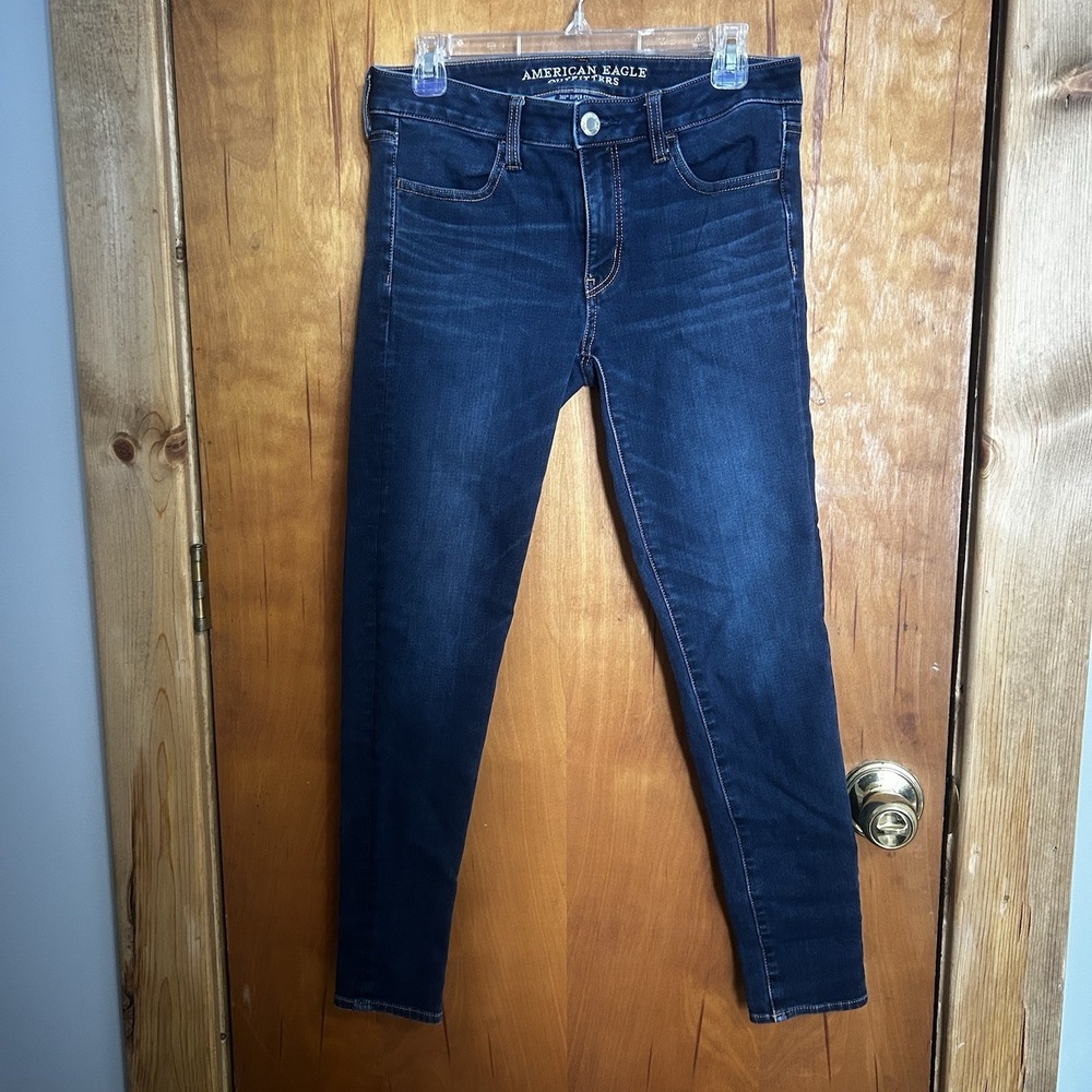 Women's American Eagle Jegging Medium Wash‎ Skinny Jeans 8 Reg